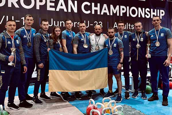Гирьовики з Полтавщини завоювали 33 нагороди на чемпіонаті Європи