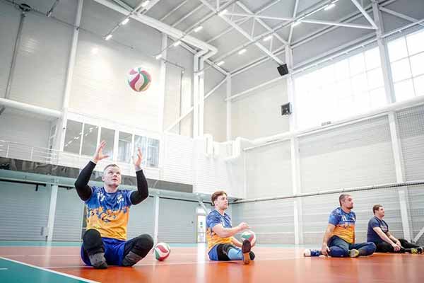 Параолімпійська збірна з волейболу проводить тренування на Полтавщині