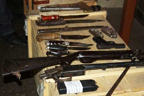 До міліції Полтавщини громадяни добровільно здали більше 150 одиниць зброї