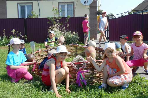 На Гребінківщині працює пришкільний оздоровчий табір "Веселка" - Калейдоскоп буднів