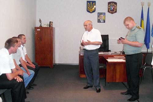 Голова Гребінківської РДА зустрівся з учасниками антитерористичної операції
