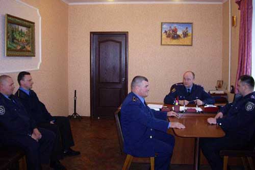 Начальник Гребінківської поліції зустрівся з керівником воєнізованої охорони стрілецького командування на станції Гребінка