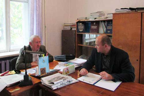Начальник Гребінківського відділу поліції зустрівся з головою Ульяновської сільської ради