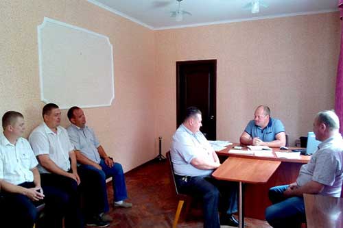 На Гребінківщині очільник місцевої поліції провів робочу зустріч з представниками залізничних установ