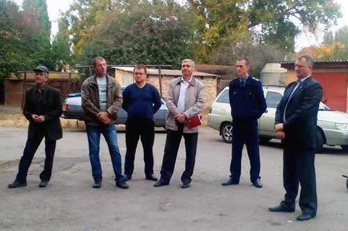 Представники поліції зустрілися з місцевими мешканцями міста Гребінка
