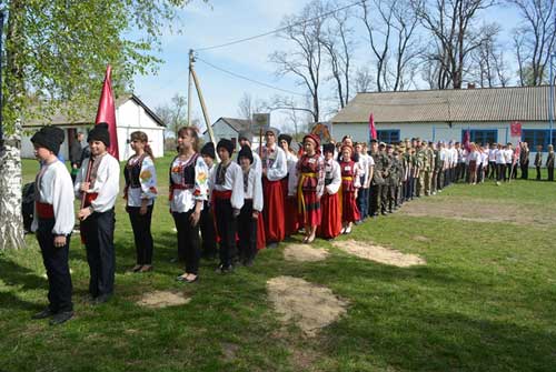 Переможцями військово-патріотичної гри «Сокіл» («Джура») на Гребінківщині став рій Рудківської школи