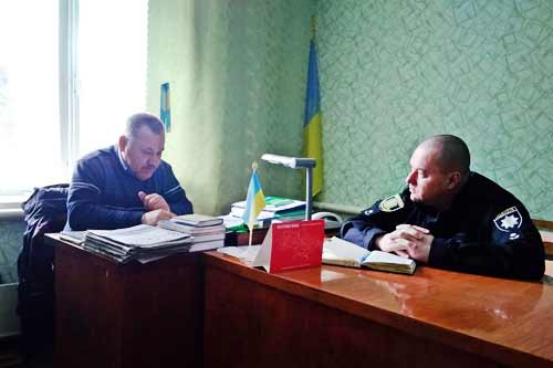 Заступник начальника Гребінківського відділу поліції провів виїзний прийом громадян