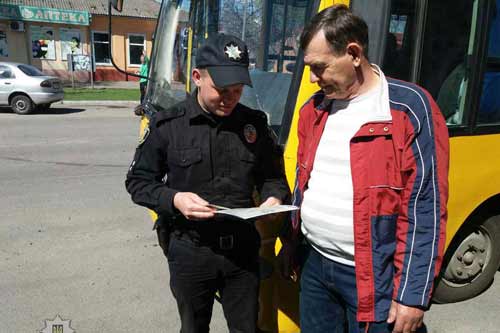 На Пирятинщині поліція проводить роз’яснювальну роботу серед перевізників