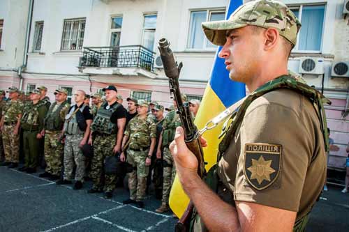 Зведений загін поліцейських з Полтавщини вирушив на чергову ротацію