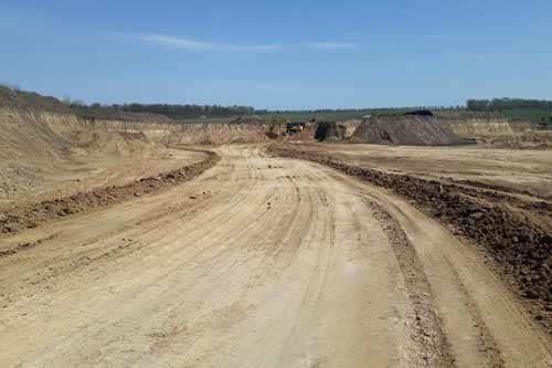 На Полтавщині СБУ зафіксувала розкрадання глини та піску на 240 млн. грн