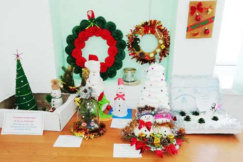 На Гребінківщині відбувся конкурс новорічних композицій 