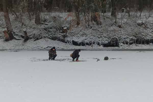 Для рибалок Лубенщини облаштували місце ловлі у зимовий період