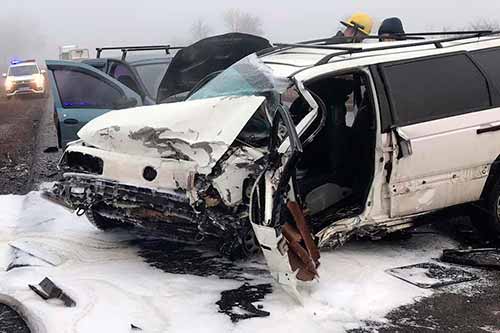 ДТП на Полтавщині: зіткнулися три автомобілі, є травмовані