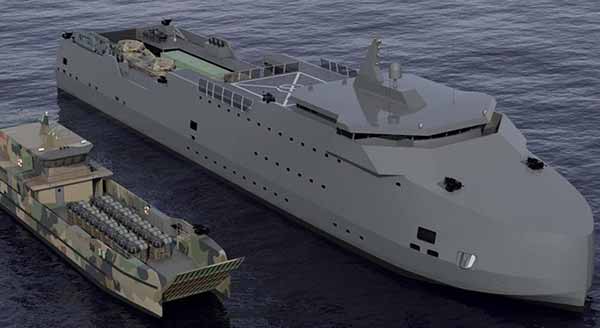 Новий важкий десантний корабель для морської піхоти США