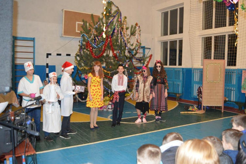 Майорщинська школа: Новорічне свято