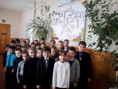 Кулажинська школа: Україна - єдина соборна держава!