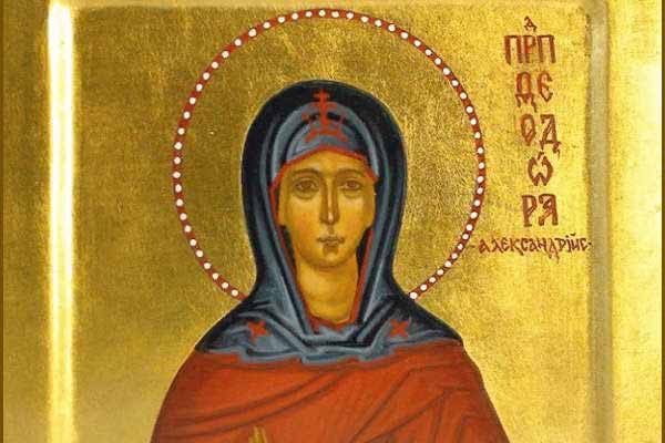 24 вересня - день пам'яті святої Феодори Олександрійської