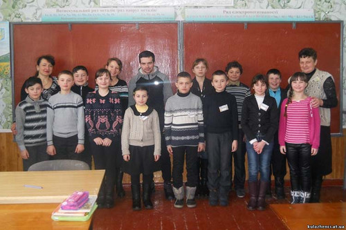Воїн АТО завітав у рідну школу на Гребінківщині