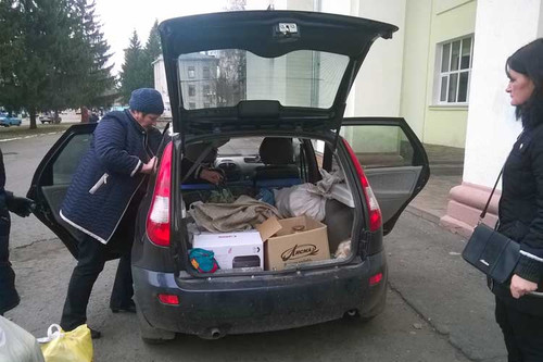З Гребінківщини на Схід відправили чергові вантаж вагою понад 80 кг