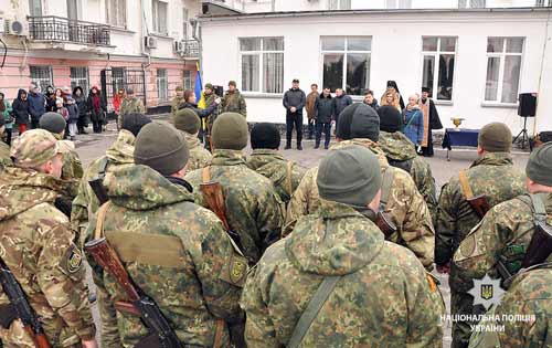 Зведений загін поліцейських Полтавщини відправився в зону АТО