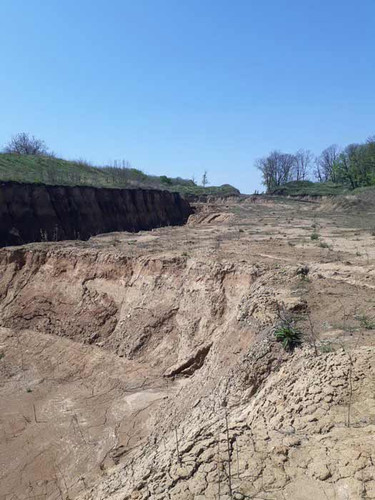 На Полтавщині СБУ зафіксувала розкрадання глини та піску