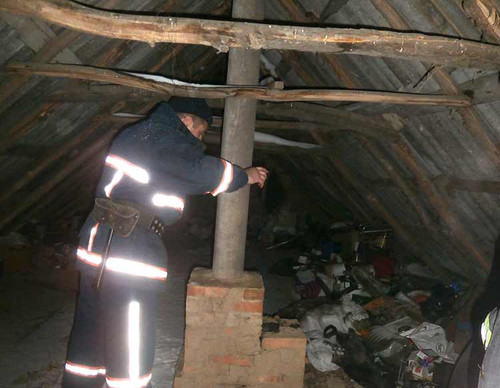 На Гребінківщині вогнеборці загасили пожежу в житловому будинку