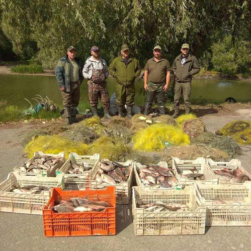 Протягом місяця на Полтавщині викрили 240 порушень правил рибальства