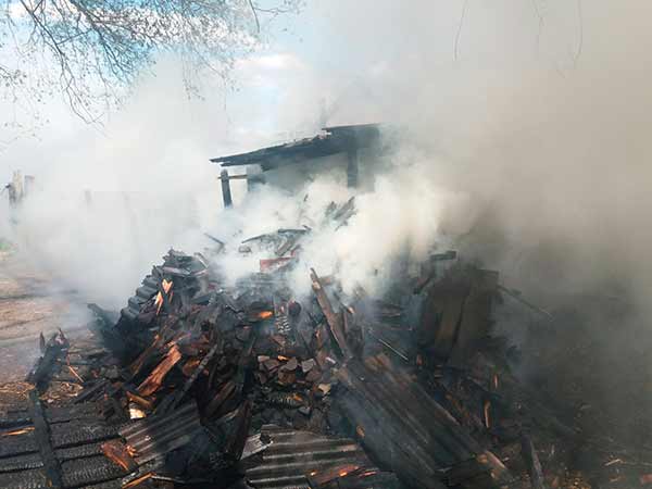 У Пирятині сталася пожежа в приватному господарстві