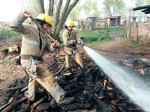 У Пирятині сталася пожежа в приватному господарстві
