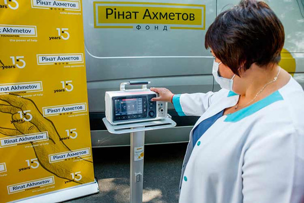 Миргородська ЦРЛ отримала апарат штучної вентиляції легень