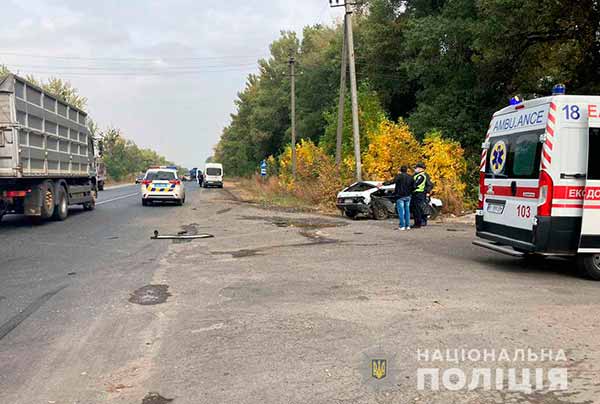 ДТП сталася на автодорозі «Полтава – Суми», поблизу села Сем'янівка