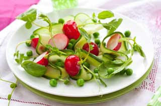  Меню для пасхального обеда: Зеленый пасхальный салат 
