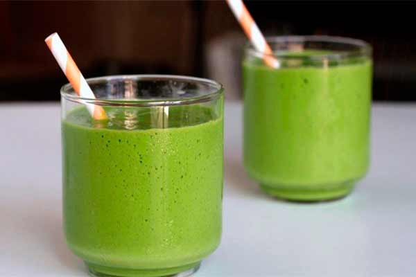 Зеленый коктейль из фруктов для похудения