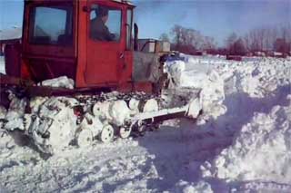 На сніговій передовій