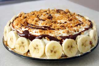 Быстрый рецепт бананового торта