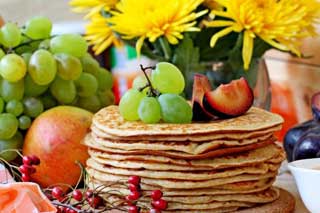 Панкейки из творога и тыквы