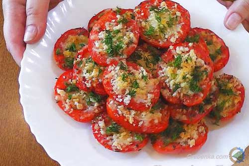 Закусочные помидоры с итальянским акцентом