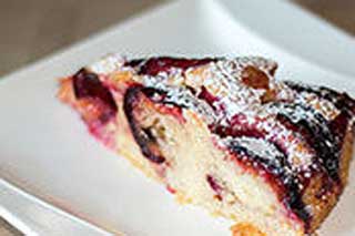 Бретонский пирог со сливами