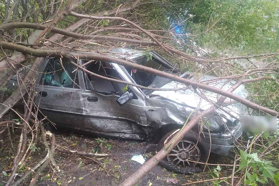Поліцією Полтавщини встановлюються обставини ДТП, в якій травмувався водій легковика
