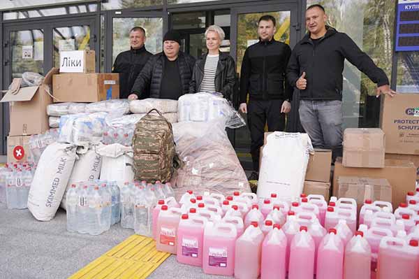 Полтавщина отримала 1700 кг гуманітарного вантажу для переселенців від благодійників