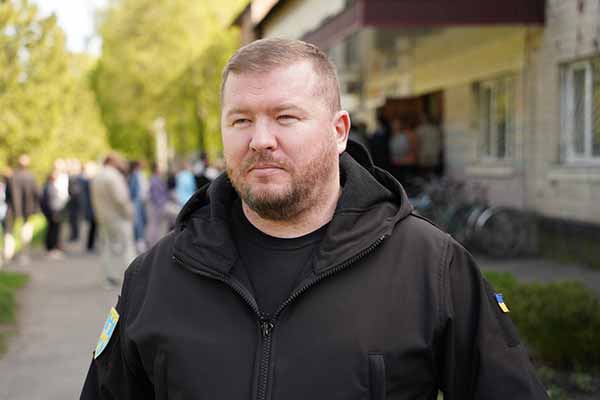 Начальник обласної військової адміністрації Дмитро Лунін