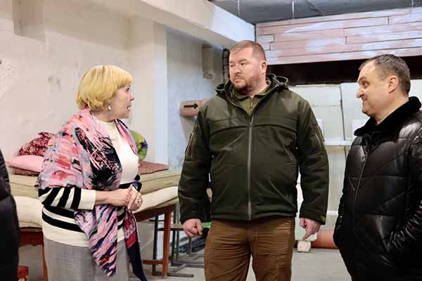 Начальник Полтавської ОВА оглянув укриття і пункт незламності в Лубенській школі