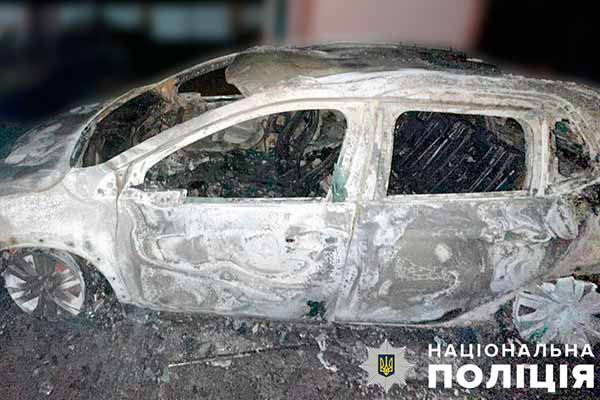 загоряння автівки на території Ланнівської громади