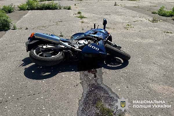 На Полтавщині мотоцикл зіткнувся з автомобілем