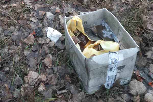 викидання побутових відходів у невстановленому місці