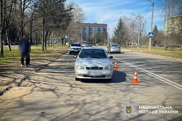 ДТП, у якій травмувалася пішохідка