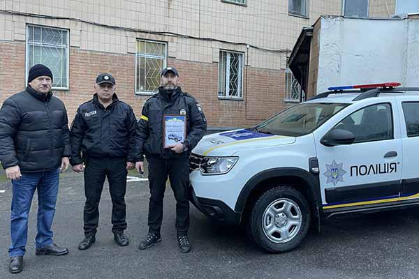  Автопарк Лубенського відділу Національної поліції України поповнився новим автомобілем