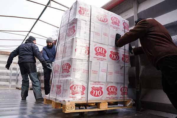 Полтавщина отримала продукти харчування для переселенців