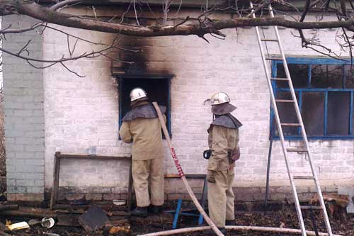 Пожежу в Гребінці погасили за 20 хвилин