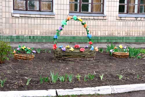 У Гребінці із шкільної клумби викрали лебедя